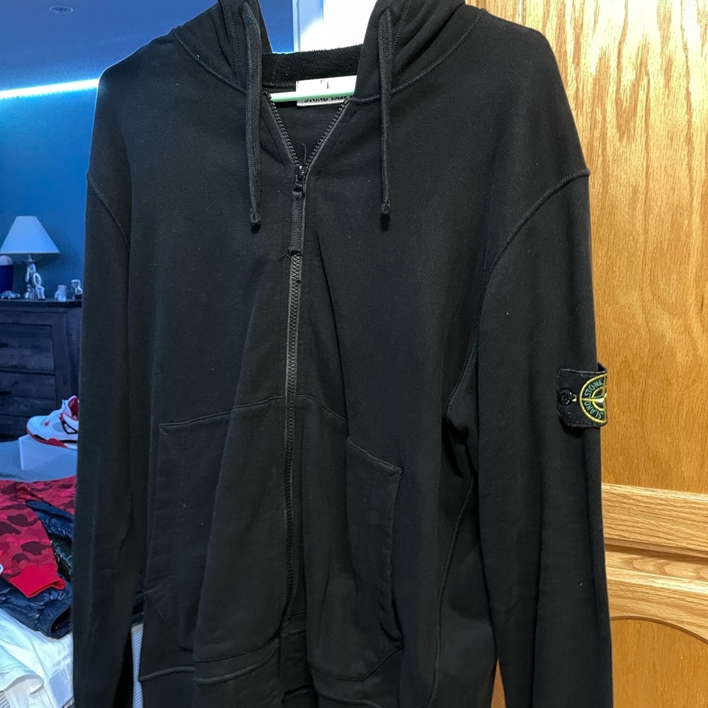 Stone Island Black Zip Up